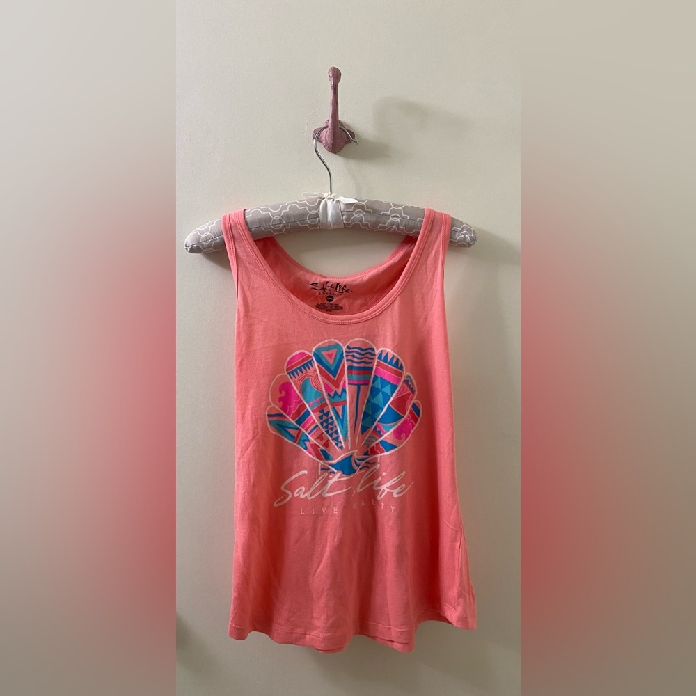 Salt Life 🐠Pink/Coal Tank Top